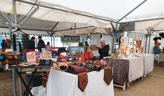 Photographie du marché de producteurs